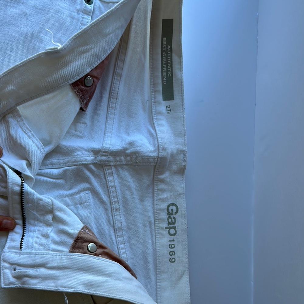 Gap 1969 White Denim Jeans